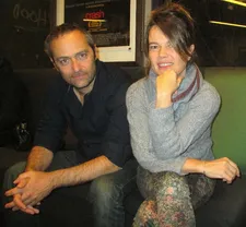Wild Life producer Kristina Larsen with director Cédric Kahn: "There is no danger with the Dardennes!"